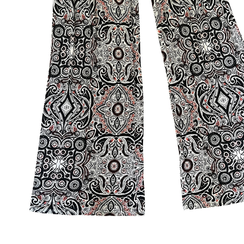 Abercrombie & Fitch Boho Medallion PrintWide Leg Pants Size Medium - Picture 5 of 8